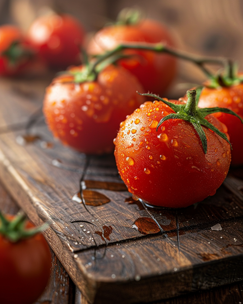 Fresh tomatoes representing quality ingredients